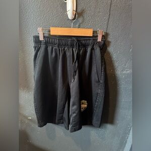 Mens Protime Black Athletic Shorts with Seattle Sounders Logo